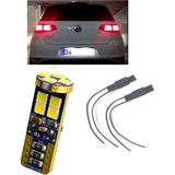 Vw Golf 7 Uyumlu Beyaz Led Plaka Lambası Ampul Seti T10 W5w