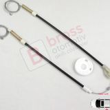 Vw Golf Mk3 1991-1998 5-Kapi Vento Jetta 1992-1999 Icin Elektrikli Arka Sol Cam Kriko Tamir Seti