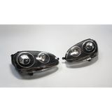 Vw Jetta 1k2 2005-2011 Gti R32 Mercekli Far Seti Siyah Sol-Sağ - Renkli