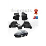 VW JETTA 3D Havuzlu Paspas 2005-2010 Arası Siyah 4 Parça SET - Friemats