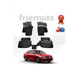 VW Jetta 3D Paspas Havuzlu Sedan 2015 - 2020 Arası Siyah 4 Parça SET - FRİEMATS