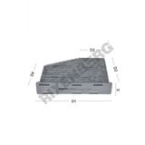 Vw Jetta Iıı / Iv 1.2Tsı- 1.4Tsı- 1.6Fsı- 1.9Tdı- 2.0- 2.0 Tdı (2006>) Polen Filtresi