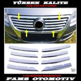 VW Passat B6 Krom Ön Panjur 8 prç. 2005-2011 arası P. Çelik