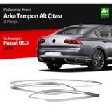 Vw Passat B8.5 Krom Arka Tampon Alt Citasi 3 Parca 2019 Ve Uzeri