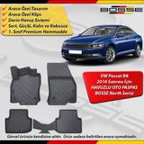 Vw Passat B8 / B8.5 Paspas Araca Özel 2015-2025 Derin Havuzlu Bosse North Serisi - Siyah