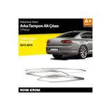 Vw Passat B8 Krom Arka Tampon Alt Citasi 3 Parca 2015 Uzeri