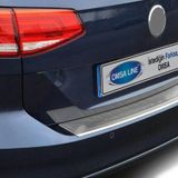 VW Passat B8 SW Krom Taşlı Arka Tampon Eşiği 2015 ve Sonrası