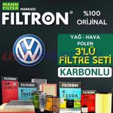 Vw Polo 1.4 Mann Filtron Filtre Bakım Seti 2001-2008