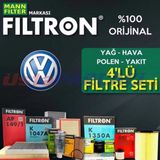 Vw Polo 1.4 Tdı Mann Filtron Filtre Bakım Seti 2014-2017