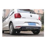 Vw polo 6r arka tampon difüzörü plastik 4 çıkış 2009+