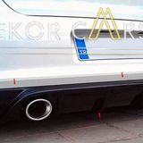 Vw Polo 6R Arka Tampon Ekı 2010-2015 Fıberglass Boyasız