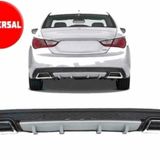 Vw Polo 6R uyumlu arka tampon altı difüzör Gri Kare Tip 2009-2017 arası