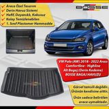 VW Polo Bagaj Havuzu Alt Bagaj (Derin Kademe) Comfortline / Highline 2018-2022 Arası BOSSE - Siyah