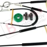 Vw Polo Mk3 6N1 6N2 1994-2001 2/3 Kapi Icin Elektrikli On Sag Veya Sol Kapi Cam Kriko Tamir Seti