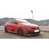Vw Polo Mk6 Yan Marşpiyel Seti Mat Siyah Plastik 2 Adet 2018+