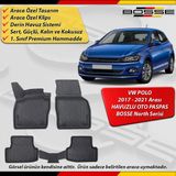 Vw Polo Paspas Araca Özel 2017-2021 Derin Havuzlu Bosse North Serisi - Siyah