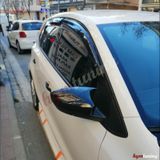 VW Polo Yarasa ayna kapağı 2009 - 2017 6R / 6C, Parlak Siyah