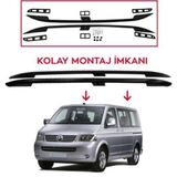 Vw T-5 Tavan Çıtası Uzun Siyah 2003-2015 Arası Modeller Uyumlu