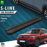 Vw Tiguan 3 S-Line Siyah Yan Basamak 183 cm 2024 Üzeri