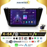 VW Tiguan 4GB + 64GB Kablosuz Carplay 2016-2020 Android 13 Navigasyon Multimedya Sistemi