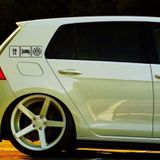 VW Yatma Uyuma Yemek Sticker Araba Yapıştırma 30cm