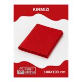 Vwear Hedıyelık Ve El Işi Metrelik Keçe 160 gr 100x100 Cm Ölçülerinde Renkli Keçe Kumaş Kırmızı 1 Metre