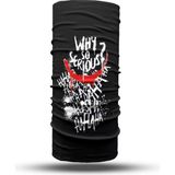 Vwear Motorcu Buff Maske Outdoor Boyunluk Unisex Bandana Baf Bandana Saç Bandı Kamp Asesuar - Siyah - Açık Gri - Koyu Gri