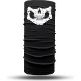Vwear Motorcu Buff Maske Outdoor Boyunluk Unisex Bandana Baf Bandana Saç Bandı Kamp Asesuar - Siyah - Altın - Beyaz