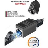 Vwin Internet Kablosu Uzatma Aparatı Ethernet RJ45 Jak Birleştirir Gigabit Cat5 Cat6 -1 Adet