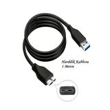 Vwin USB 3.0 Taşınabilir HDD Harddisk Hard Disk Kablosu, Micro USB -B, Hızlı Veri Aktarımı (1 Metre)