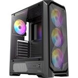VX330 Argb, 750W 80+ Bronze Psu Dahil, 4X120MM Argb Fan, Dalgalı Mesh Ön Panel, Temperli Cam, 240M - Genel