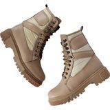 W.angel 001122-013 Kadın Anorak Garnili Postal Bot - Bej