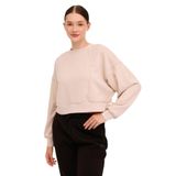 W-Bethany C Neck Swt 4Pr Bej Kadın Sweatshirt
