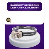 W.e Sensörlü Led Kafa Lambası Şarjlı Ayarlanabilir Işık