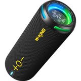 W-KING D320 Bluetooth Hoparlör, 40W 360° Surround Boombox, 24 Saate Varan Çalma Süresi, IP67 Siyah