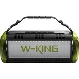 W-King D8-1 Ultra Bass Boombox 90W Kablosuz Stereo Tws Bluetooth Hoparlör - Yeşil - Standart