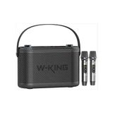 W-Kıng H10 120W Karaoke Makinesi Boombox Taşınabilir Hoparlör Siyah