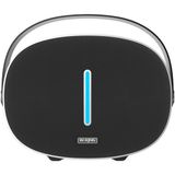 W-King T8 Ultra Bass Boombox Kablosuz Stereo Ses Bombası Bluetooth Hoparlör 30W - Siyah - Standart