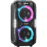 W-King T9PRO Partybox Işıklı Ipx5 Kablosuz Stereo Tws Ses Bombası Siyah Bluetooth Hoparlör - Standart