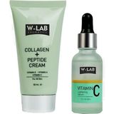 W Lab C Vitaminli Serum + Kolajen Peptit Krem Set - Standart