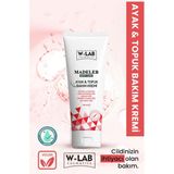 W-LAB Cosmetics Ayak ve Topuk Bakım Kremi 100 ml – Mantar ve Çatlak Önleyici, Çay Ağacı ve Adaçayı ile Yoğun Nem