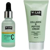 W-LAB Cosmetics C Vitaminli Serum + Peptit Krem Set