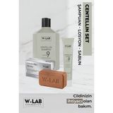 W-LAB Cosmetics Centellin Set Onarıcı Şampuan Losyon Sabun Tüm Cilt Tipleri İçin Egzama Desteği