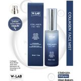 W-LAB Cosmetics Collagen Face Mist 30 ml Yatıştırıcı Etki Tüm Cilt Tipleri İçin Gül Suyu İçerir