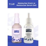 W-LAB Cosmetics Moisturizer Krem 50 ml ve Serum 30 ml Seti Tüm Cilt Tipleri İçin Derinlemesine Nemlendirici
