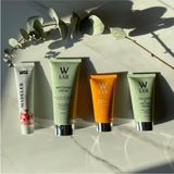 W-LAB Cosmetics Normal Ciltler İçin Beyazlatıcı, Güneş Koruyucu, Kolajen Peptit ve Madeleb İçerikli 4 Parçalı Cilt Bakım Seti