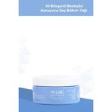 W-LAB Cosmetics Saç Bakım Yağı 250 ml UV Korumalı 10 Bileşenli Keratin Aloe Vera ve Argan Yağlı Günlük Kullanım
