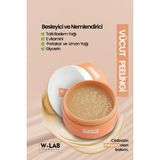 W-LAB Cosmetics Vücut Peeling 250 ml Arındırıcı Etki Tüm Cilt Tipleri İçin Besleyici Formül
