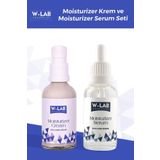 W-Lab Kozmetik Moisturizer Krem + Moisturizer Serum Set