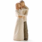 W. Tree Together Beraber Dekoratif Figür, 23 cm, Reçine Malzeme, El Yapımı Görünümlü Heykel